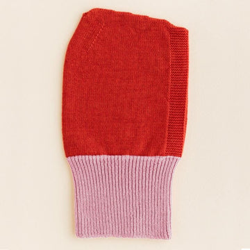 Balaclava Eddy - Cotton candy / Red